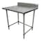 Bk Resources Stainless Steel Work Table W/Open Base, Plastic Feet 5 Riser 24"Wx24"D SVTR5OB-2424 - alternate 4